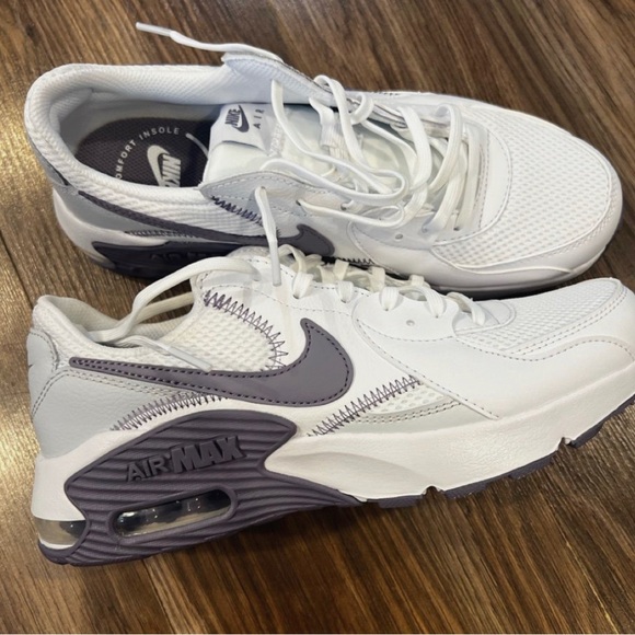 Nike Shoes - Nike Air Max White and Gray Sneakers